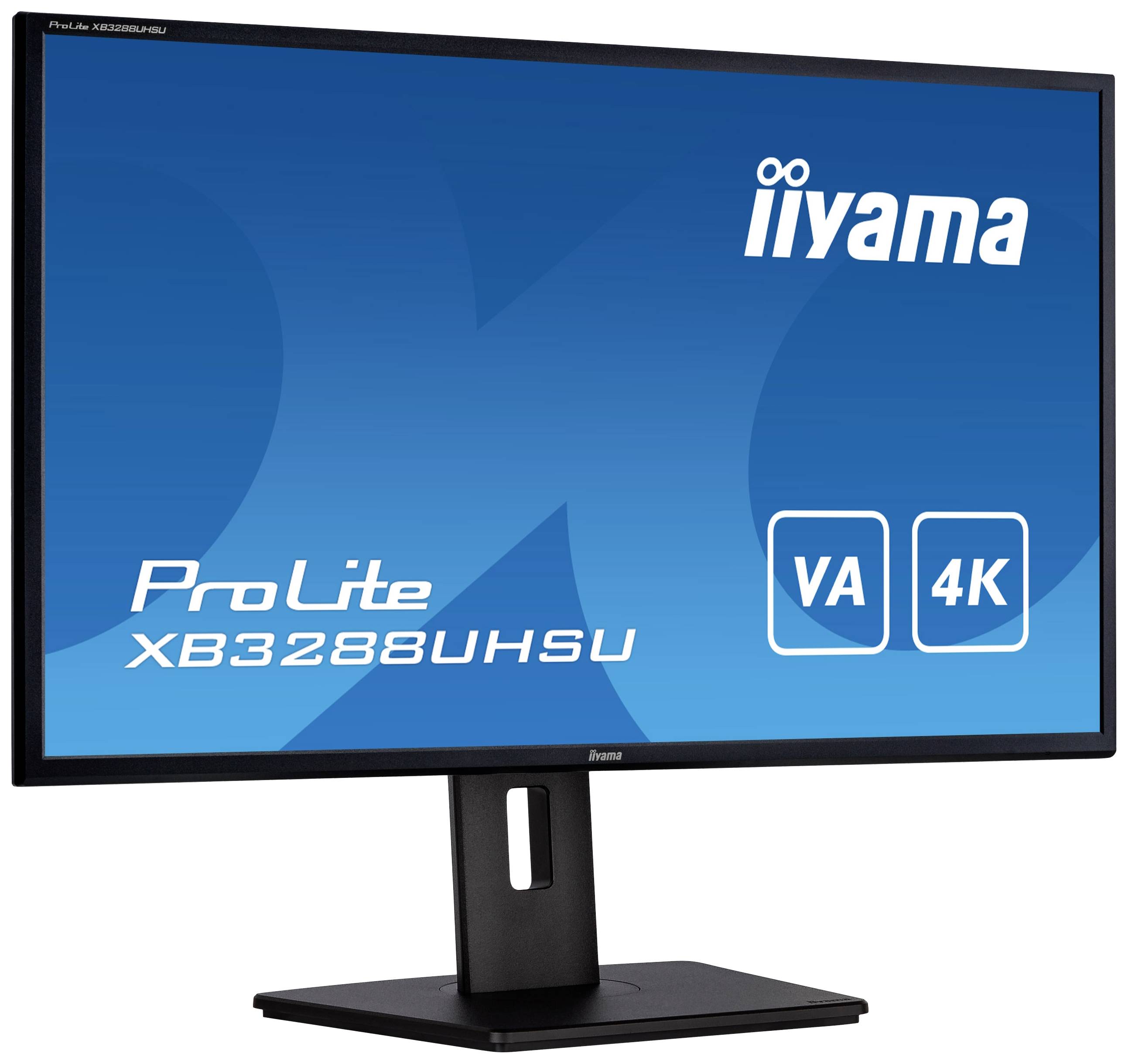 Iiyama ProLite XB3288UHSU-B5 LED-Monitor EEK G (A - G) 80 cm (31.5 Zoll) 3840 x 2160 Pixel 16:9 4 ms HDMI®, DisplayPort, Kopfhörer (3.5 mm Klinke)