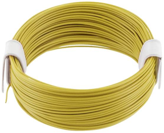 Econ connect KL004GE10 Litze 1 x 0.04 mm² Gelb 10 m