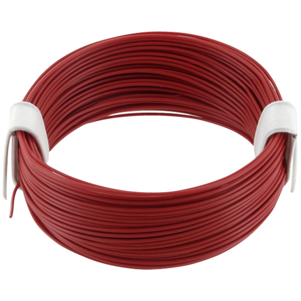 Econ connect KL004RT10 Litze 1 x 0.04 mm² Rot 10 m