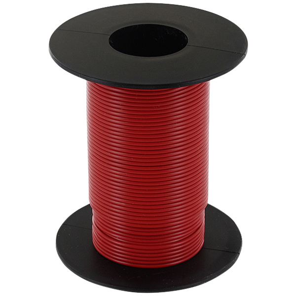 Econ connect KL025RT25 Litze 1 x 0.25 mm² Rot 25 m