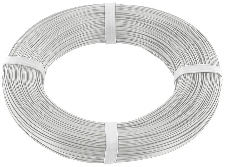 Econ connect KZL2X008WS100 Litze 2 x 0.08 mm² Weiß 100 m