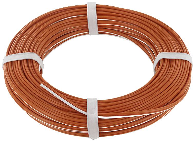 Econ connect ZKL05WSOR20 Litze 2 x 0.5mm² Weiß, Orange 20m