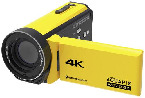 Easypix Aquapix WDV5630 Yellow Camcorder 7.6cm 3 Zoll 13 Megapixel Gelb  - Onlineshop Voelkner