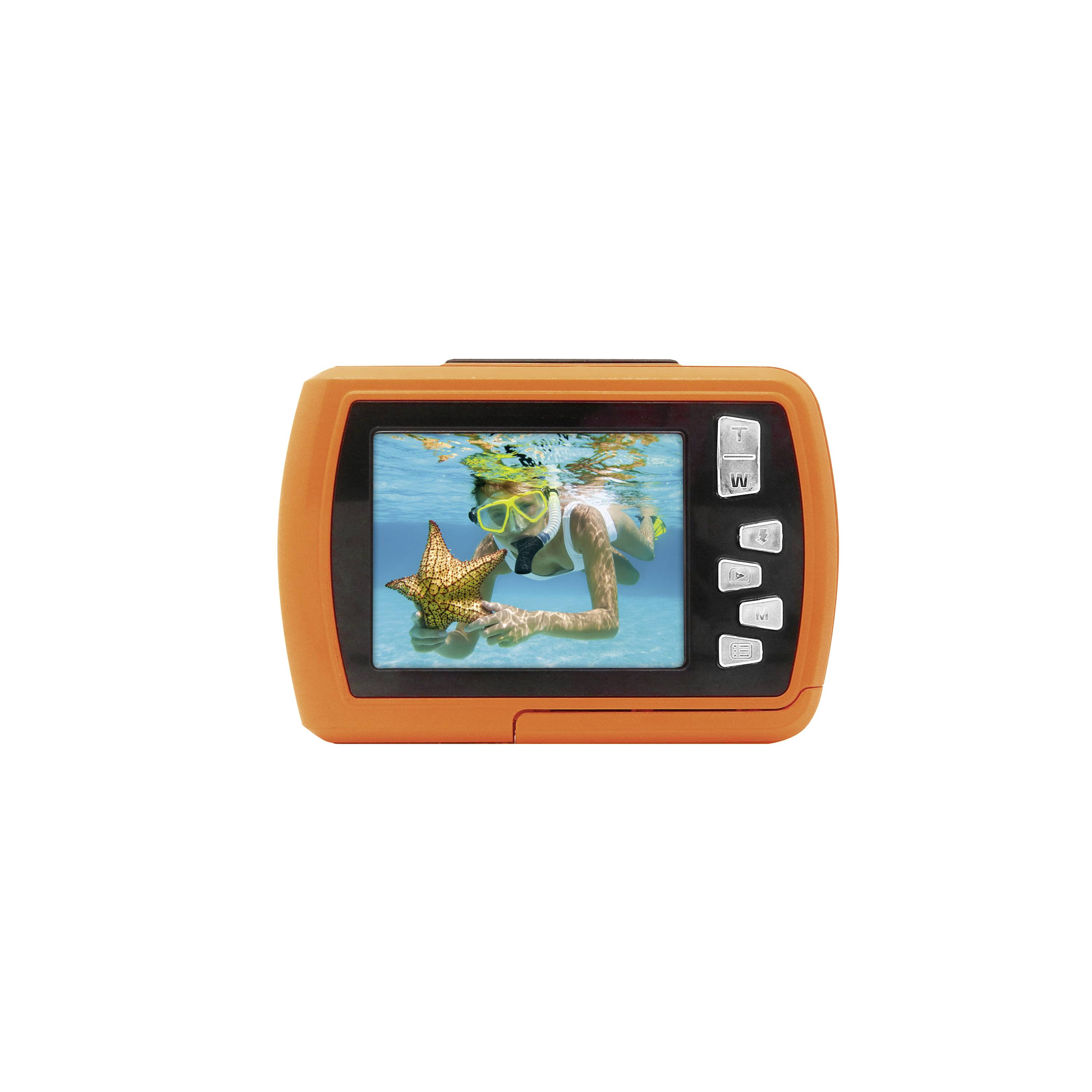 Aquapix W2024 Splash Orange Digitalkamera 16 Megapixel Orange Wasserdicht