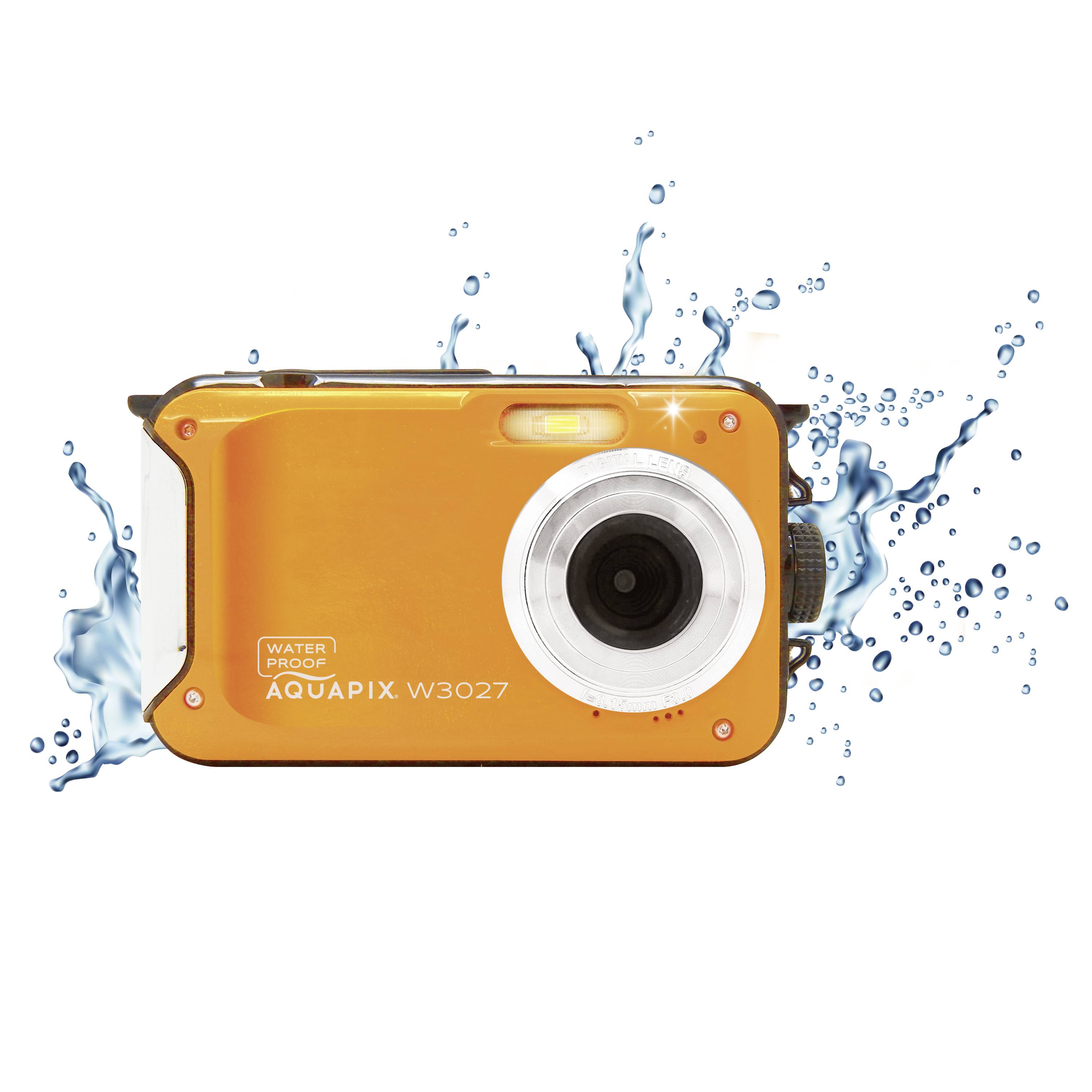 Aquapix W3027-O Wave Orange Digitalkamera 5 Megapixel Orange Wasserdicht