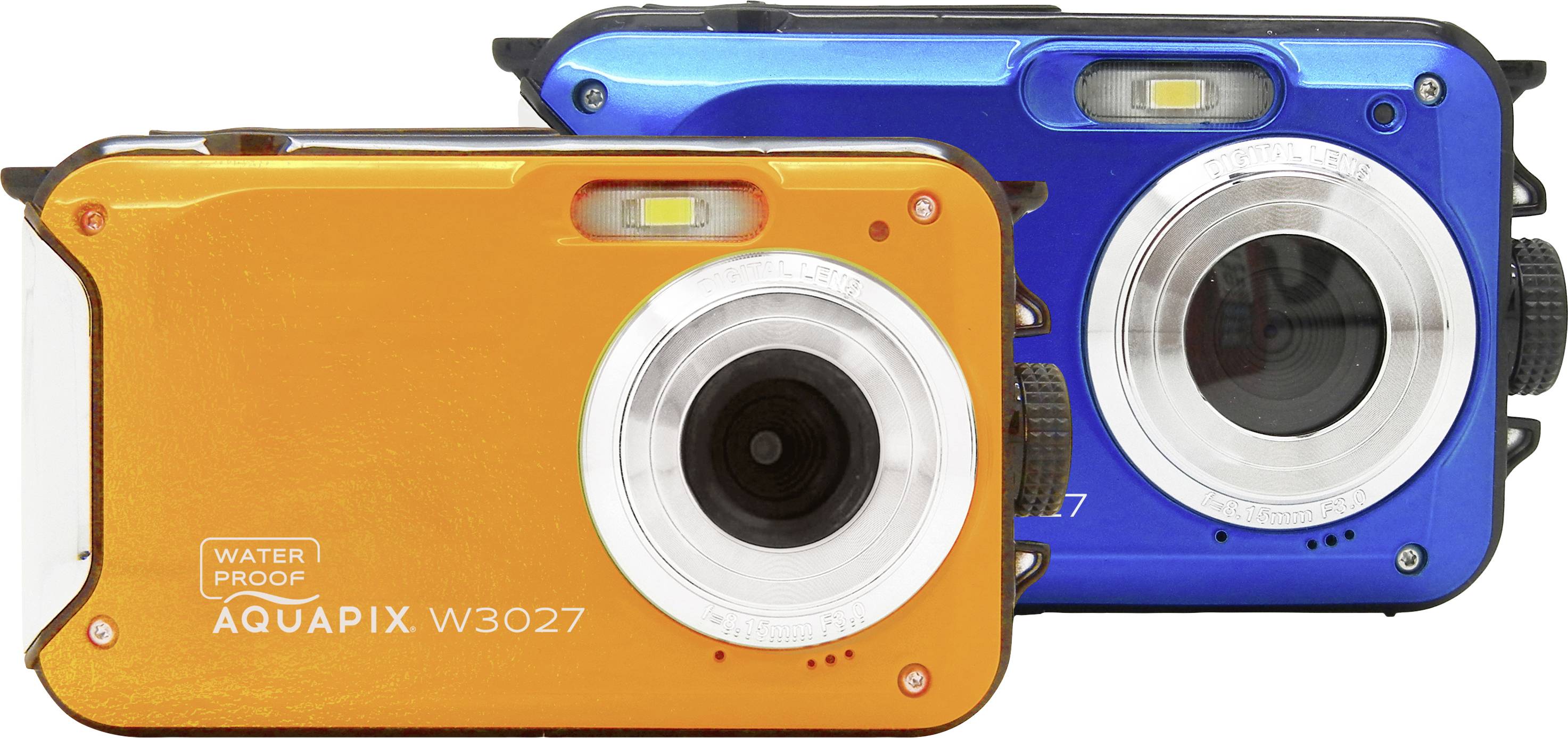 Aquapix W3027-O Wave Orange Digitalkamera 5 Megapixel Orange Wasserdicht
