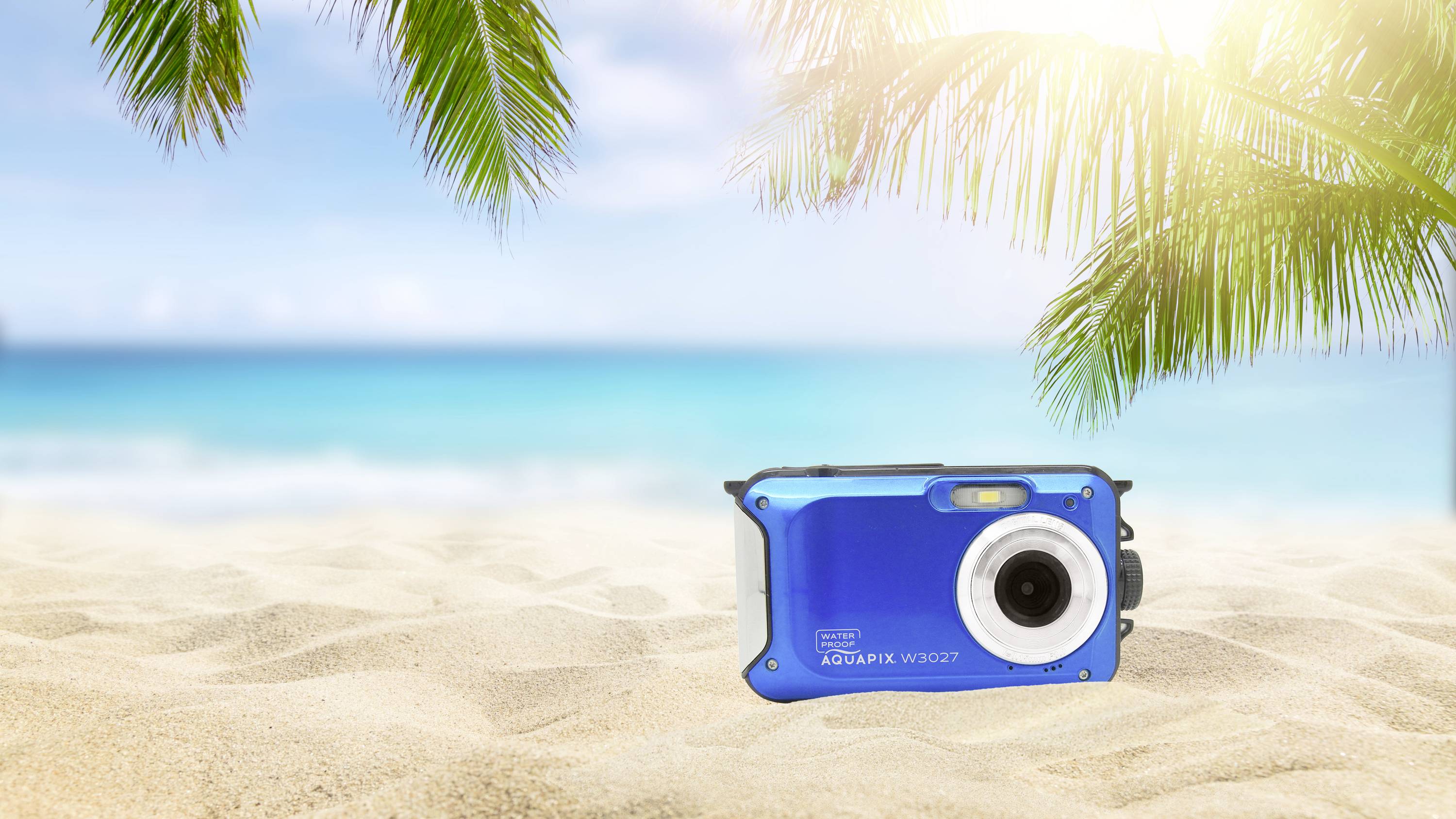 Aquapix W3027-M Wave Marine Blue Digitalkamera 5 Megapixel Marineblau Wasserdicht