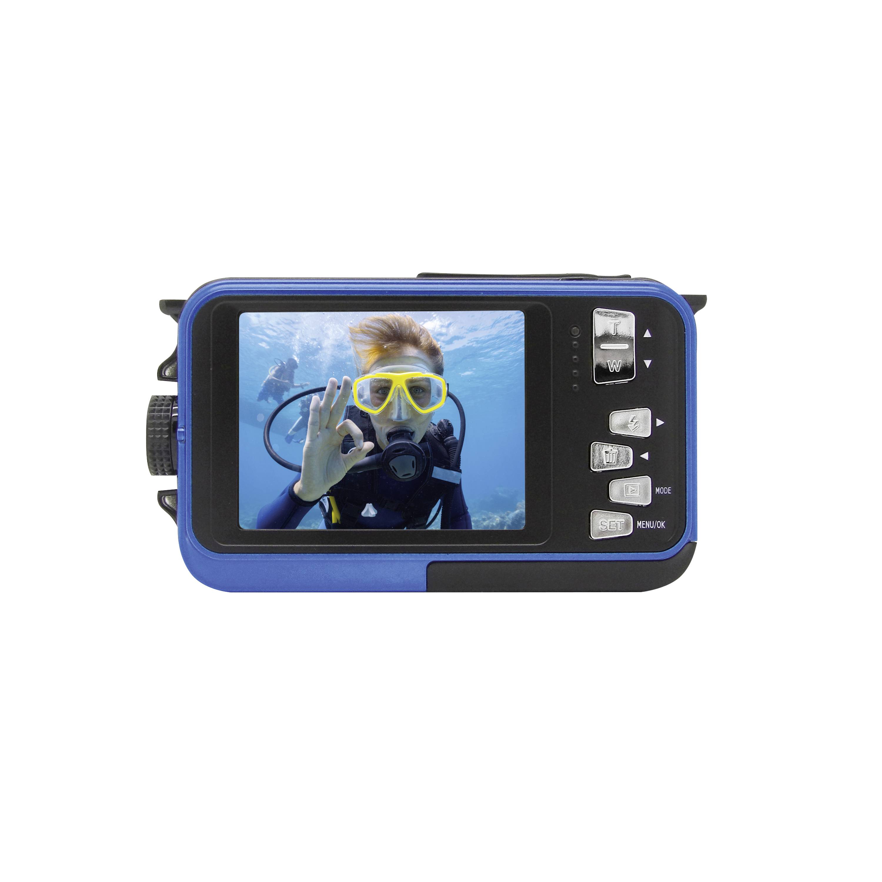 Aquapix W3027-M Wave Marine Blue Digitalkamera 5 Megapixel Marineblau Wasserdicht