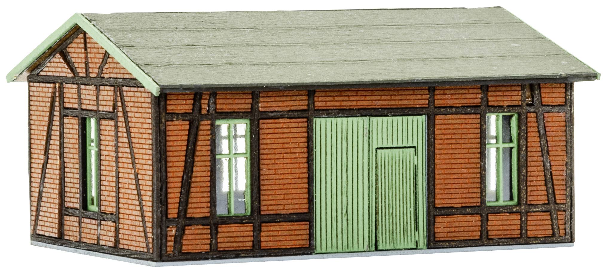 Vollmer 47556 N Werkstatt mit Ziegel-/Fachwerkfassade