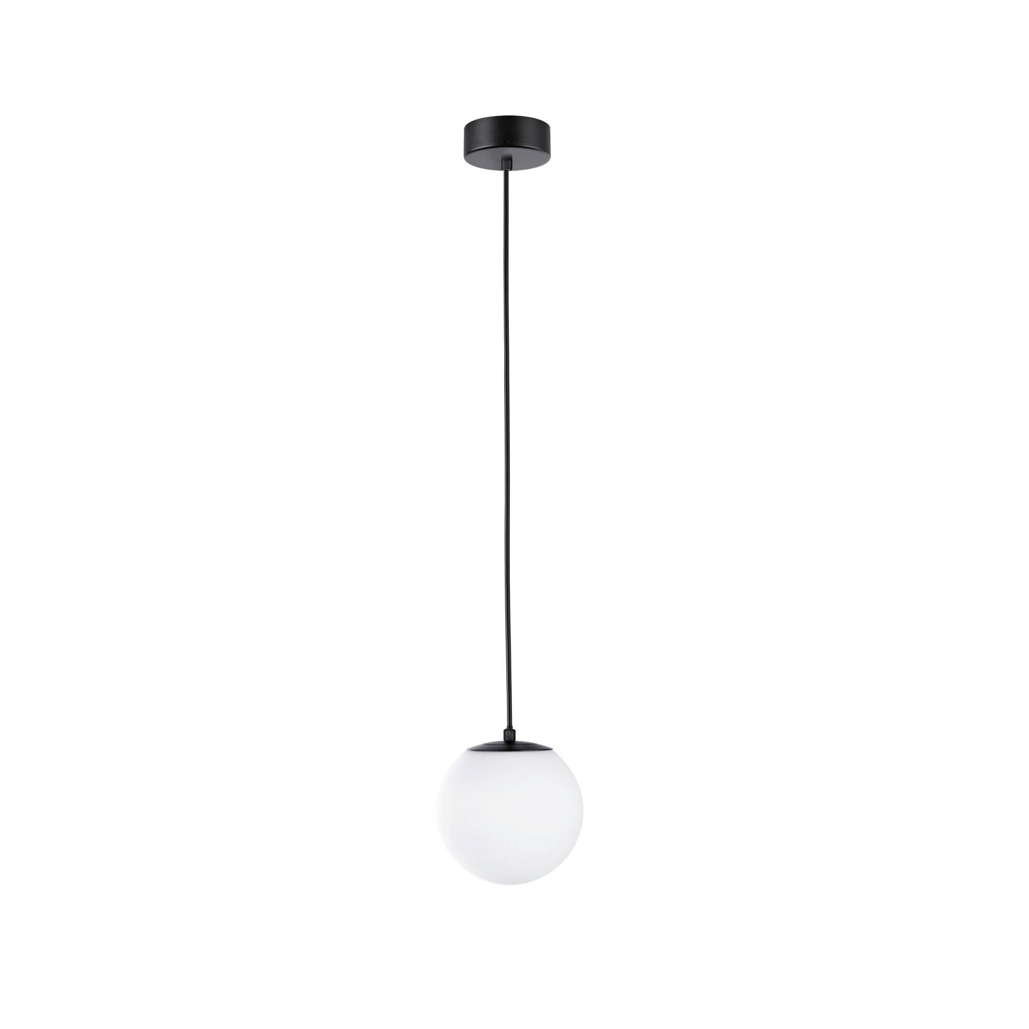 Paulmann 71073 LED-Pendelleuchte LED 9W Schwarz (matt), Satin