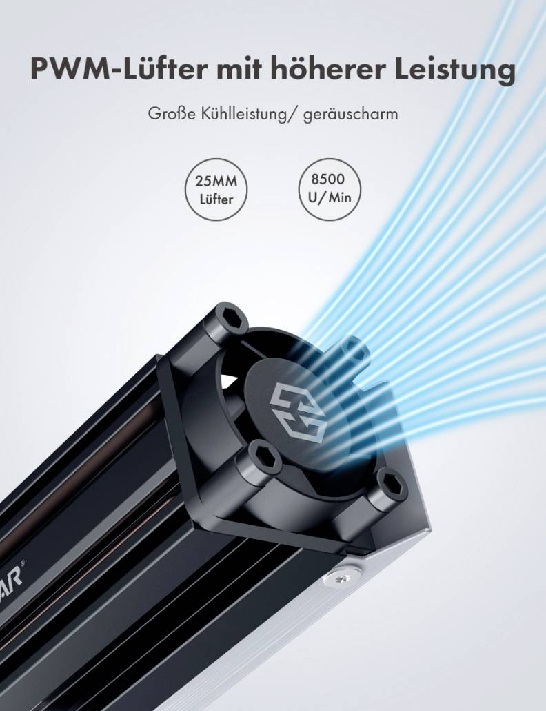 GrauGear G-M2HS05-F M.2 SSD-Kühler