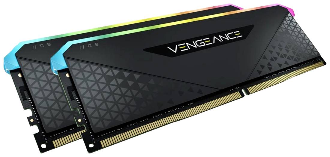 Corsair Vengeance RGB RS DDR4 PC-Arbeitsspeicher Kit DDR4 16 GB 2 x 8 GB Non-ECC 3200 MHz 288pin DIMM CL16-20-20-38 CMG16GX4M2E3200C16