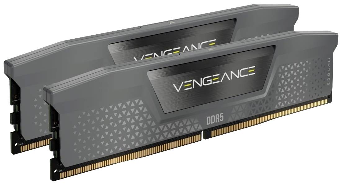 Corsair VENGEANCE DDR5 PC-Arbeitsspeicher Kit DDR5 32GB 2 x 16GB on-die ECC 6000MHz 288pin DIMM CL36-38-38-76 CMK32GX5M2B6000C36