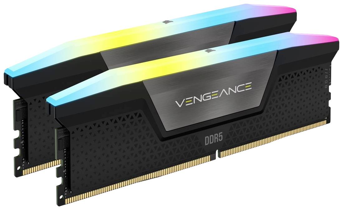 Corsair Vengeance RGB DDR5 PC-Arbeitsspeicher Kit DDR5 32 GB 2 x 16 GB on-die ECC 6000 MHz 288pin D