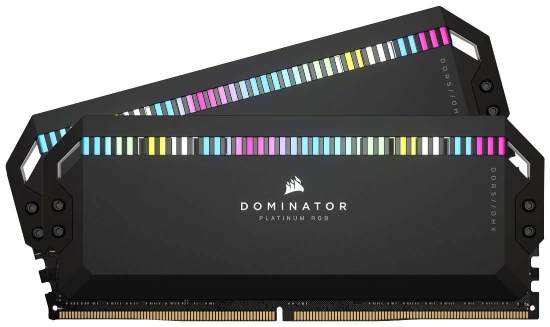 Corsair DOMINATOR PLATINUM RGB DDR5 PC-Arbeitsspeicher Kit DDR5 32 GB 2 x 16 GB on-die ECC 6000 MHz