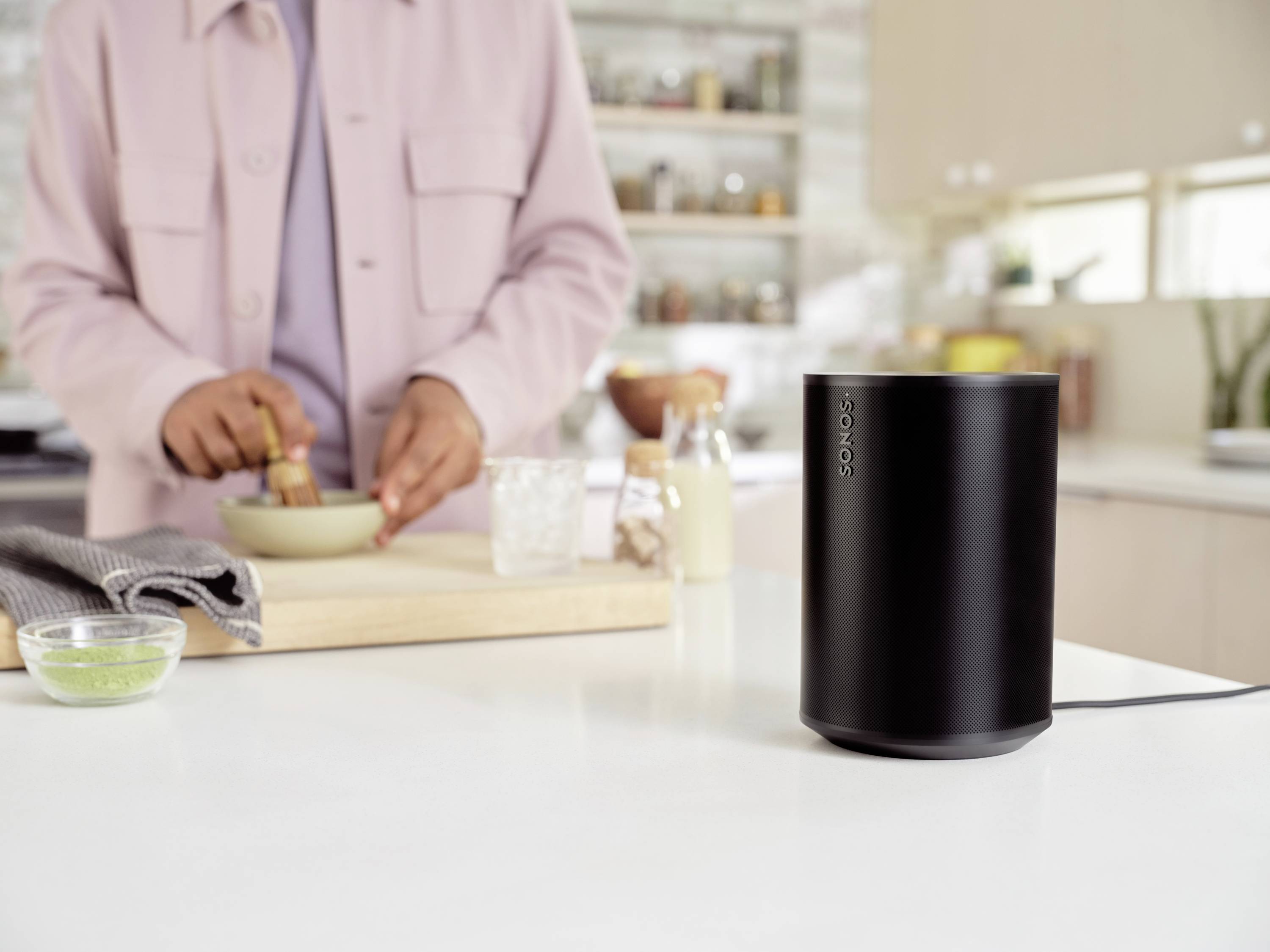 Sonos Era 100 Multiroom Lautsprecher Bluetooth®, WLAN Schwarz