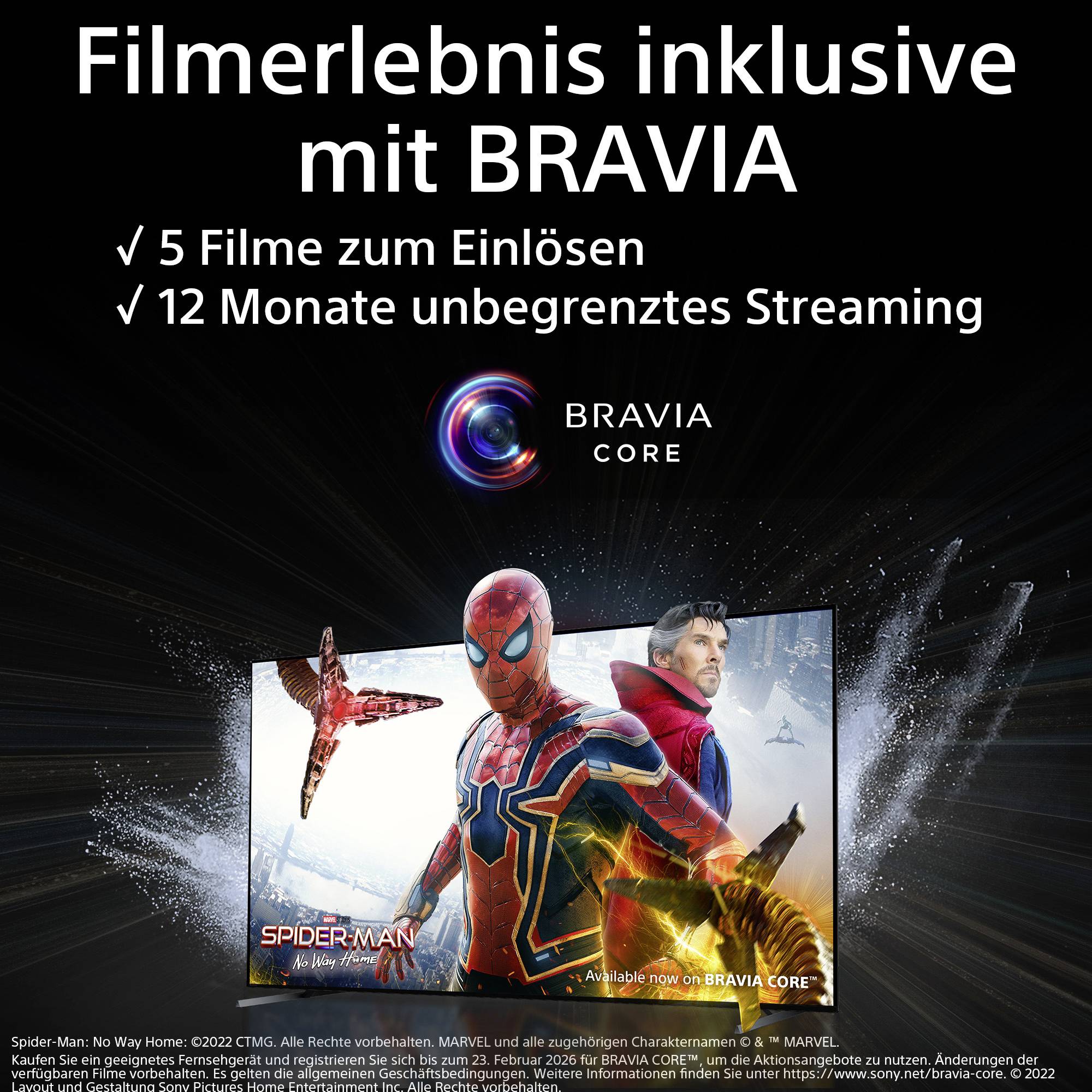 Sony KD55X75WLAEP LED-TV 139.7 cm 55 Zoll EEK G (A - G) CI+, WLAN, UHD, Smart TV Schwarz