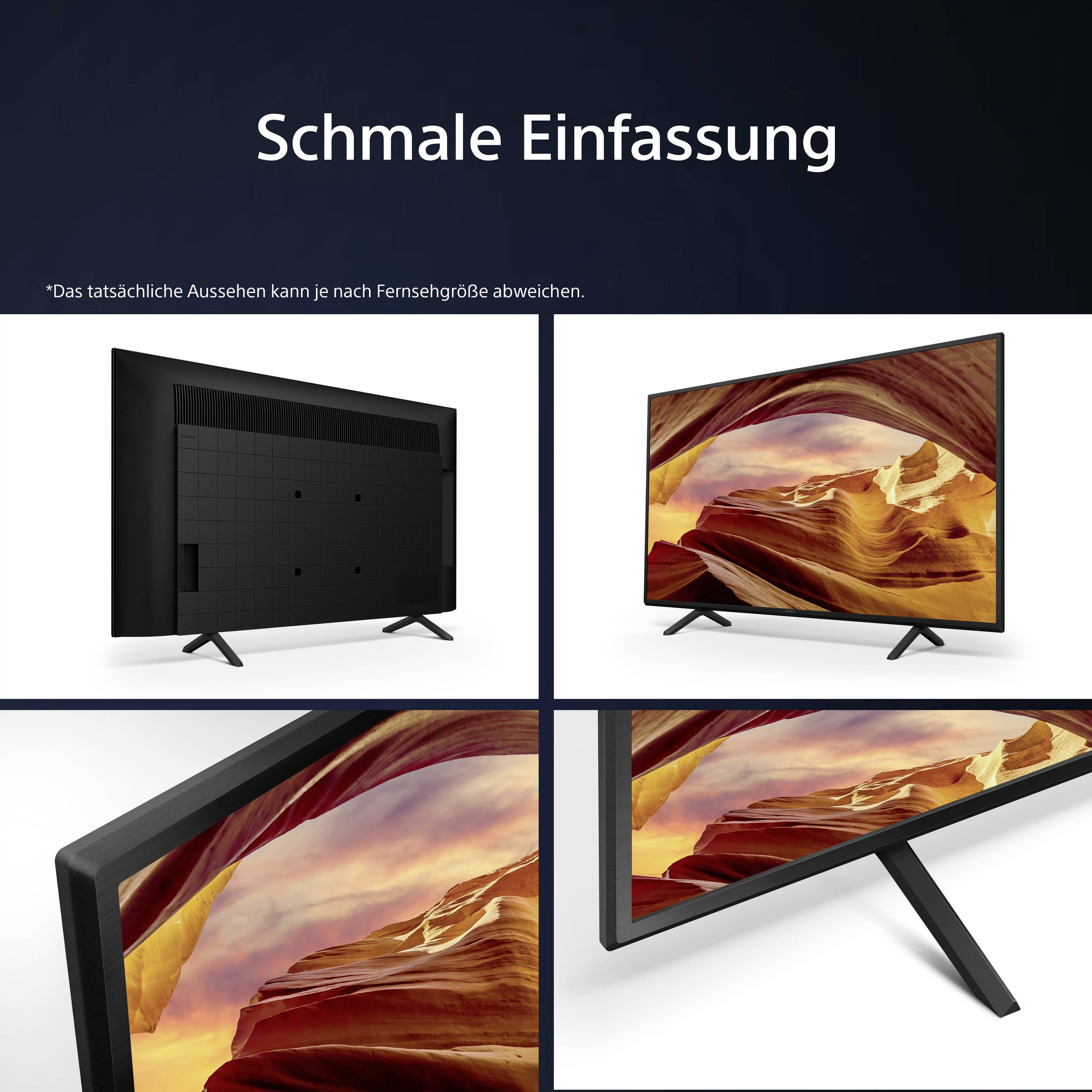 Sony KD65X75WLAEP LED-TV 165.1 cm 65 Zoll EEK F (A - G) CI+, WLAN, UHD, Smart TV Schwarz