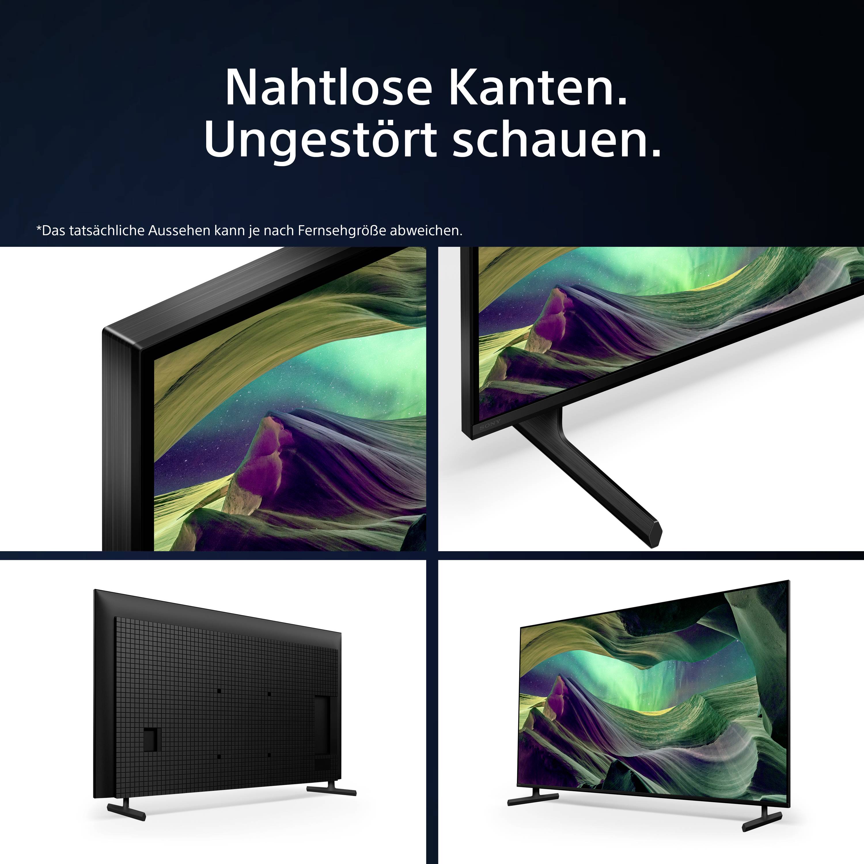 Sony KD55X85LAEP LCD-TV 139.7 cm 55 Zoll EEK F (A - G) CI+, DVB-C, DVB-S, DVB-S2, DVB-T, DVB-T2, WLAN, UHD, Smart TV Schwarz