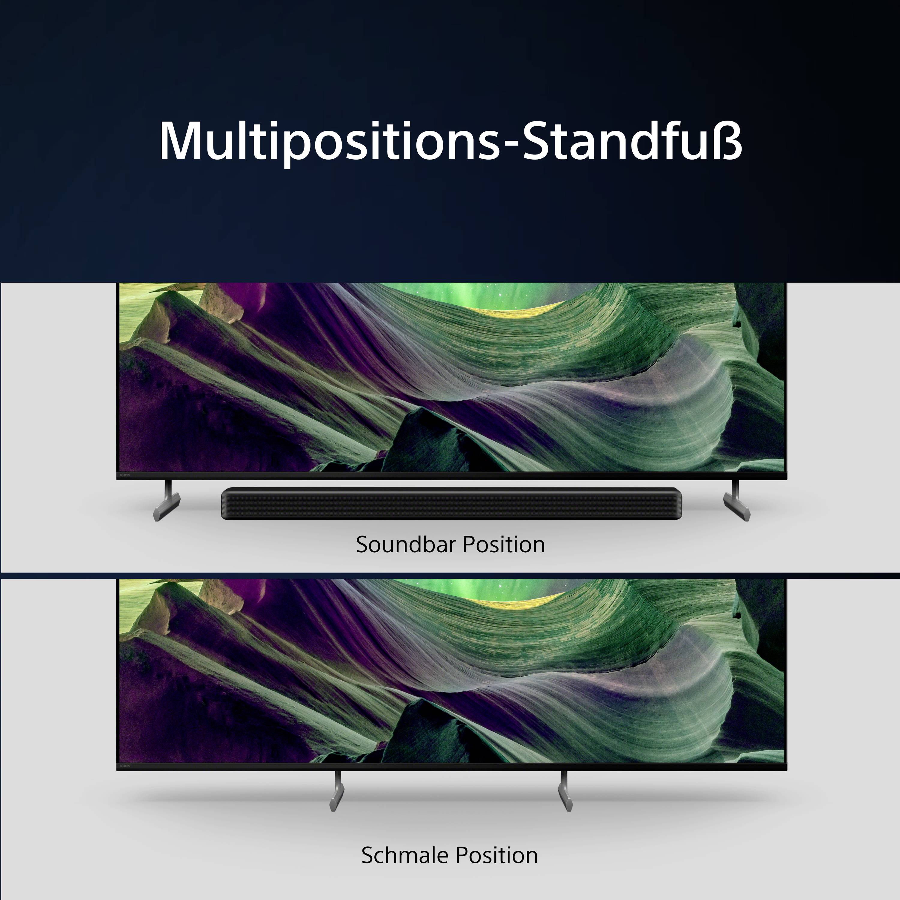 Sony KD55X85LAEP LCD-TV 139.7 cm 55 Zoll EEK F (A - G) CI+, DVB-C, DVB-S, DVB-S2, DVB-T, DVB-T2, WLAN, UHD, Smart TV Schwarz