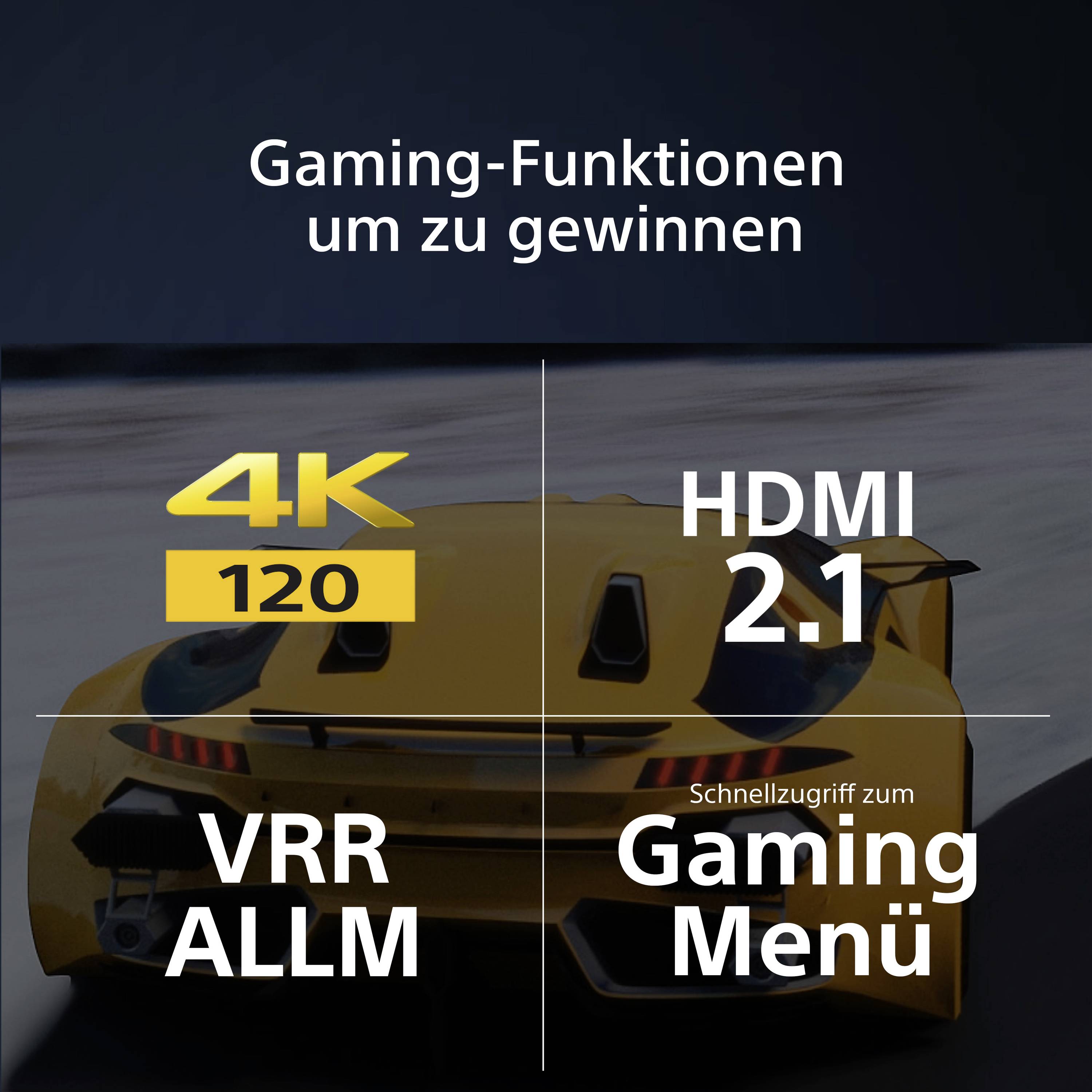 Sony KD65X85LAEP LCD-TV 165.1 cm 65 Zoll EEK F (A - G) CI+, DVB-C, DVB-S, DVB-S2, DVB-T, DVB-T2, WLAN, UHD, Smart TV Schwarz