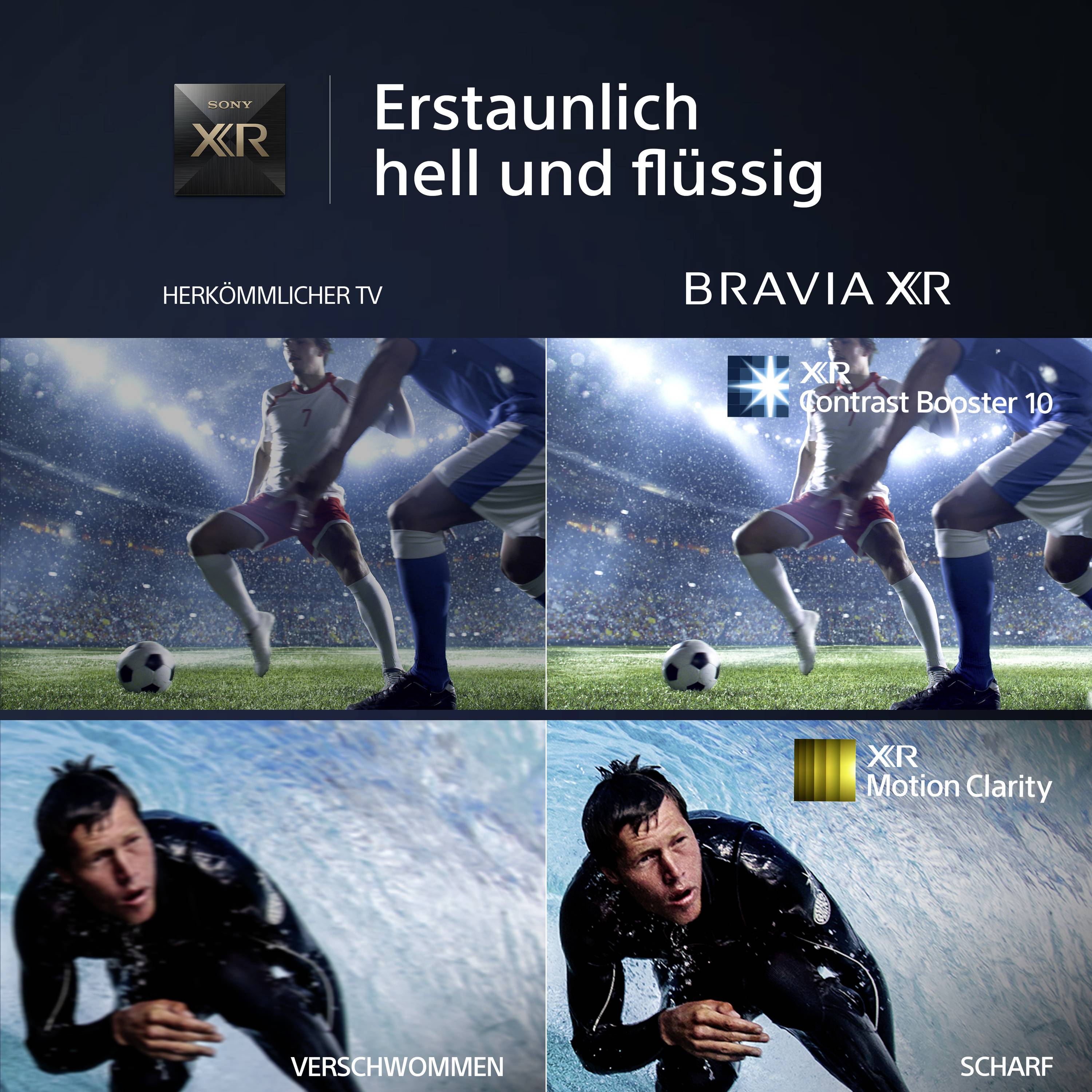 Sony XR65X90LAEP LED-TV 165.1 cm 65 Zoll EEK F (A - G) CI+, DVB-C, DVB-S, DVB-S2, DVB-T, DVB-T2, Smart TV, UHD, WLAN Silber