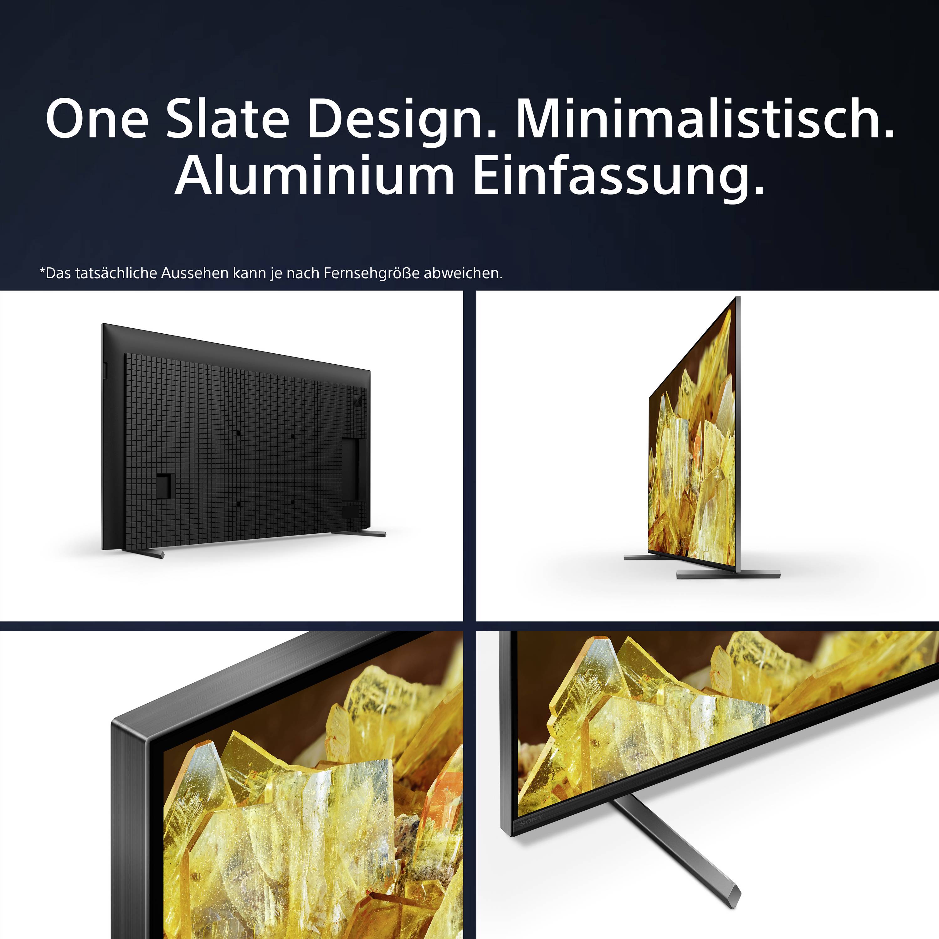 Sony XR65X90LAEP LED-TV 165.1 cm 65 Zoll EEK F (A - G) CI+, DVB-C, DVB-S, DVB-S2, DVB-T, DVB-T2, Smart TV, UHD, WLAN Silber