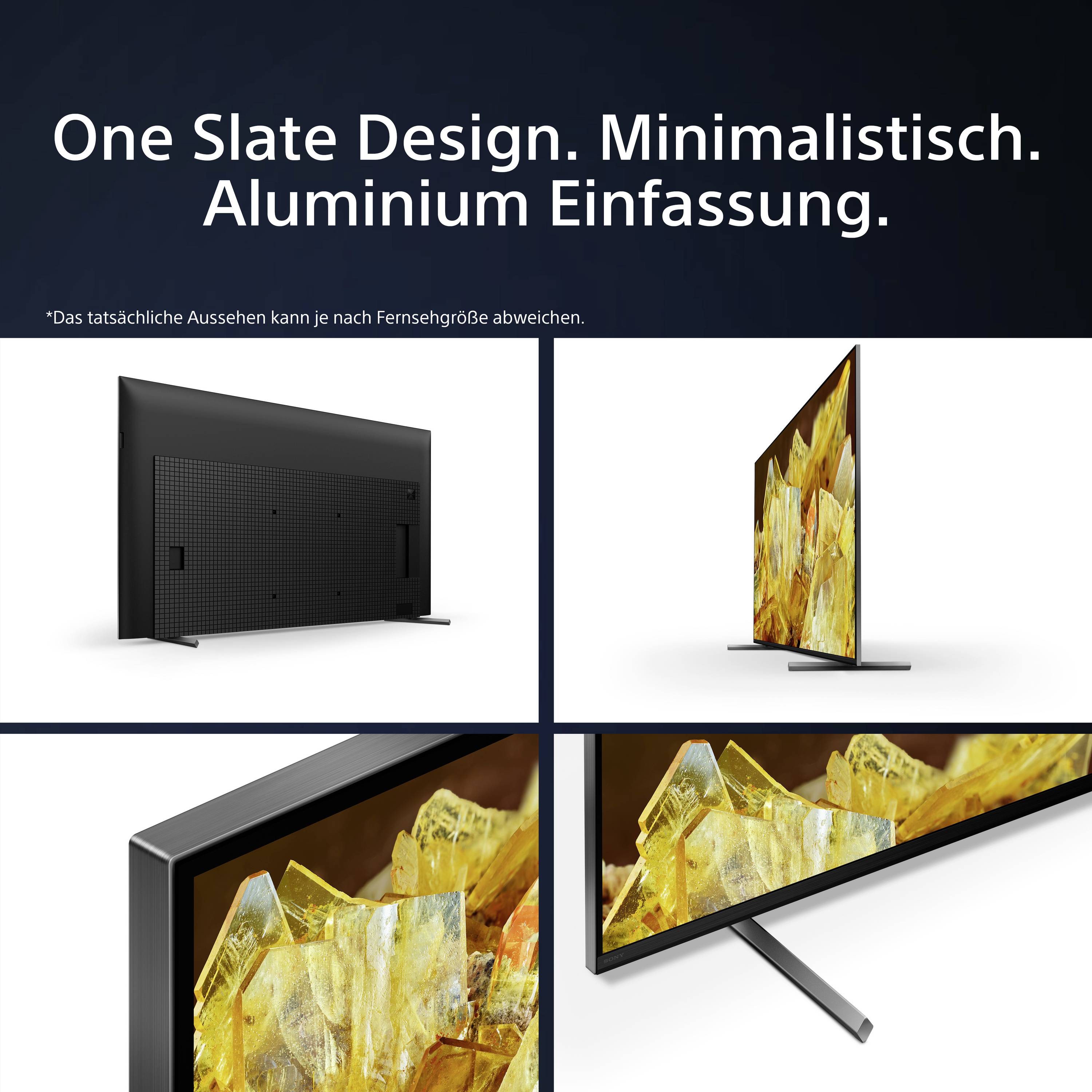 Sony XR65X90LAEP LED-TV 165.1 cm 65 Zoll EEK F (A - G) CI+, DVB-C, DVB-S, DVB-S2, DVB-T, DVB-T2, Smart TV, UHD, WLAN Silber