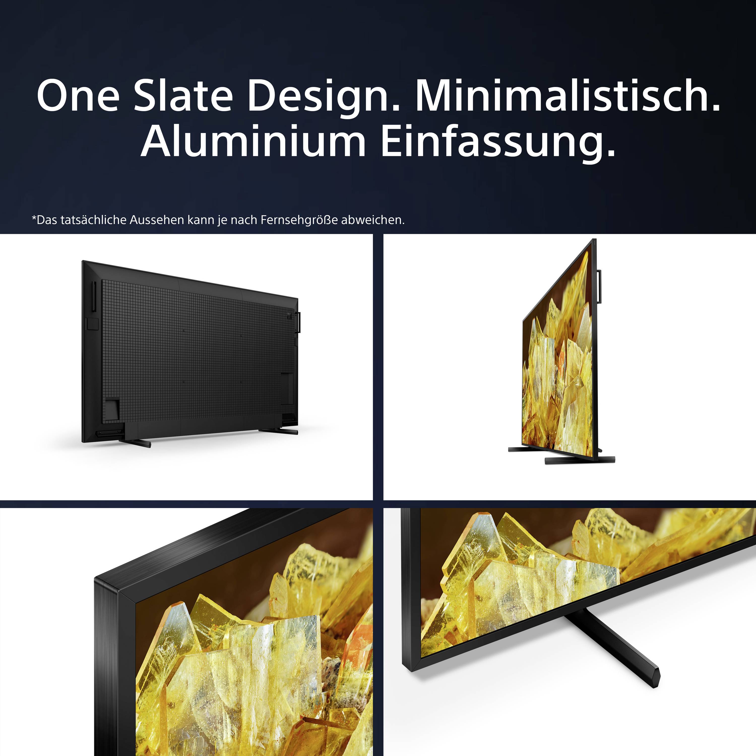 Sony XR65X90LAEP LED-TV 165.1 cm 65 Zoll EEK F (A - G) CI+, DVB-C, DVB-S, DVB-S2, DVB-T, DVB-T2, Smart TV, UHD, WLAN Silber