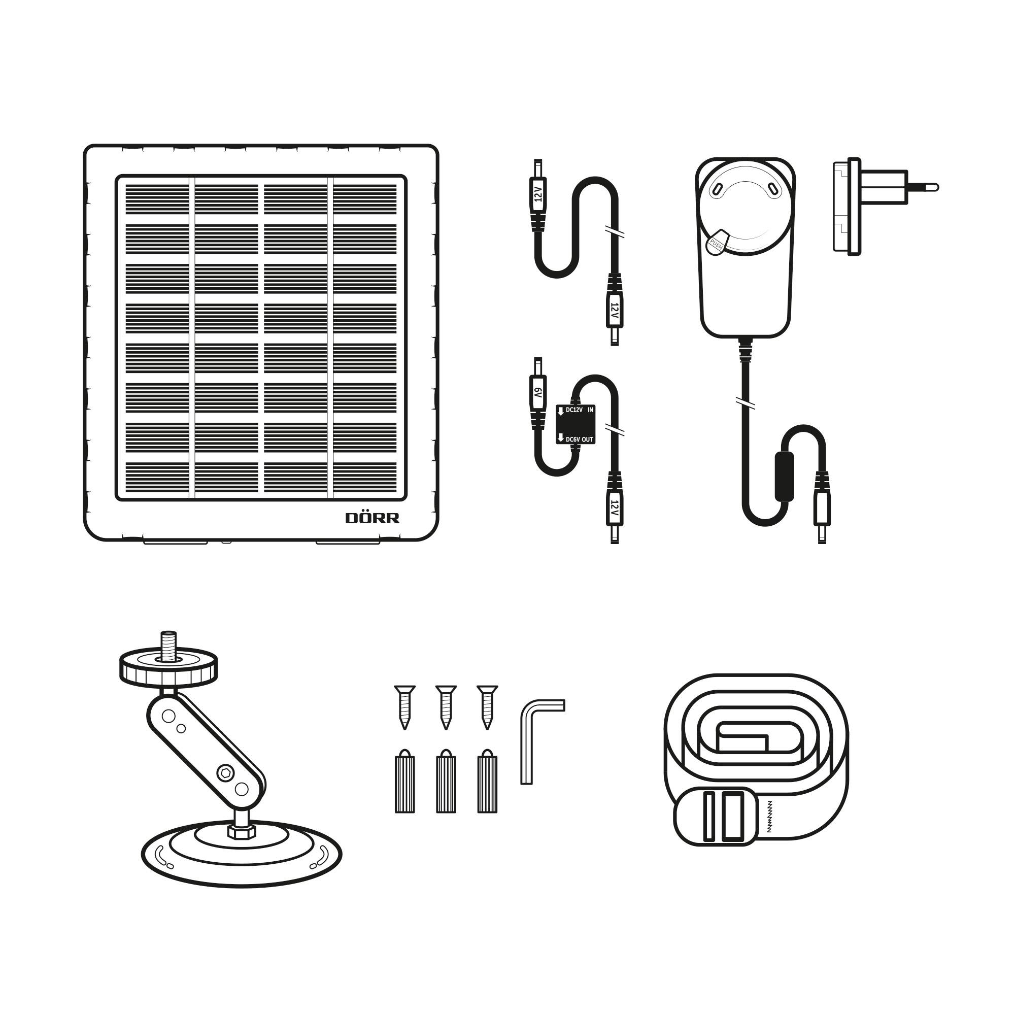 DÖRR Li-1500 12V/6V 204446 Solarpanel