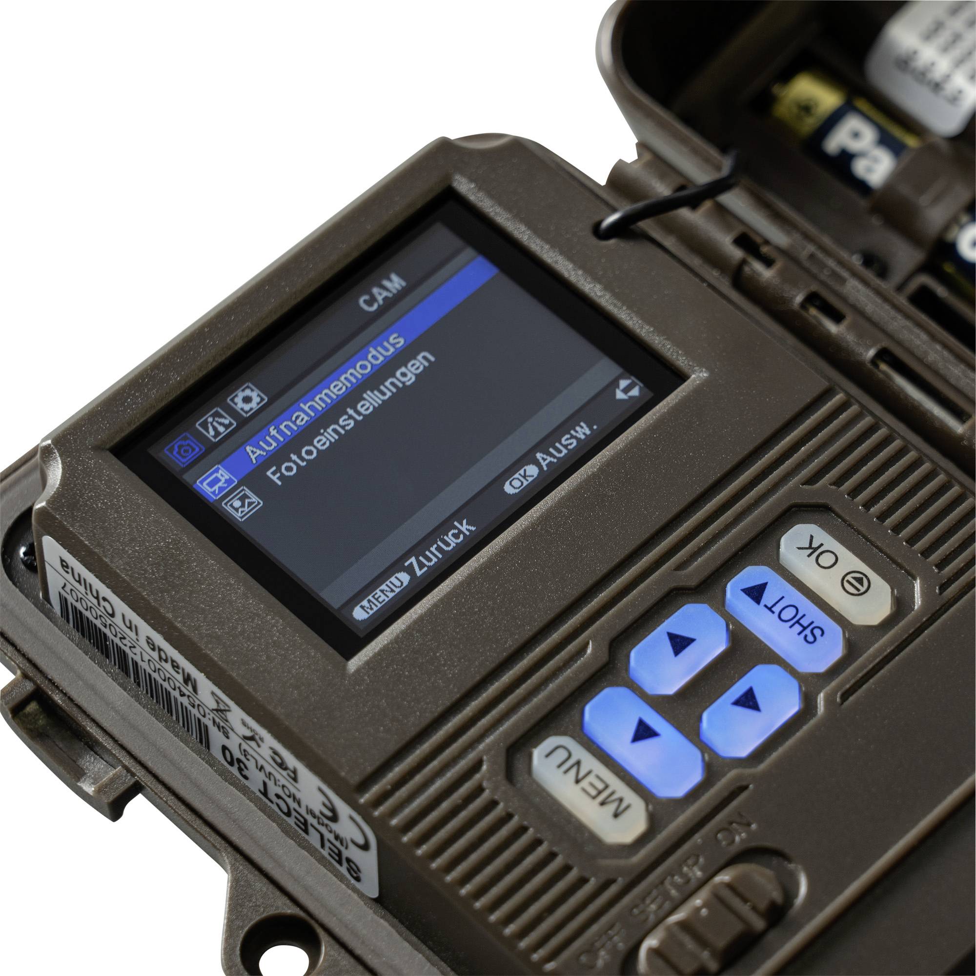 DÖRR SnapShot Mini Black 30MP 4K Wildkamera 30 Megapixel Zeitrafferfunktion, Black LEDs, Tonaufzeichnung Oliv-Braun