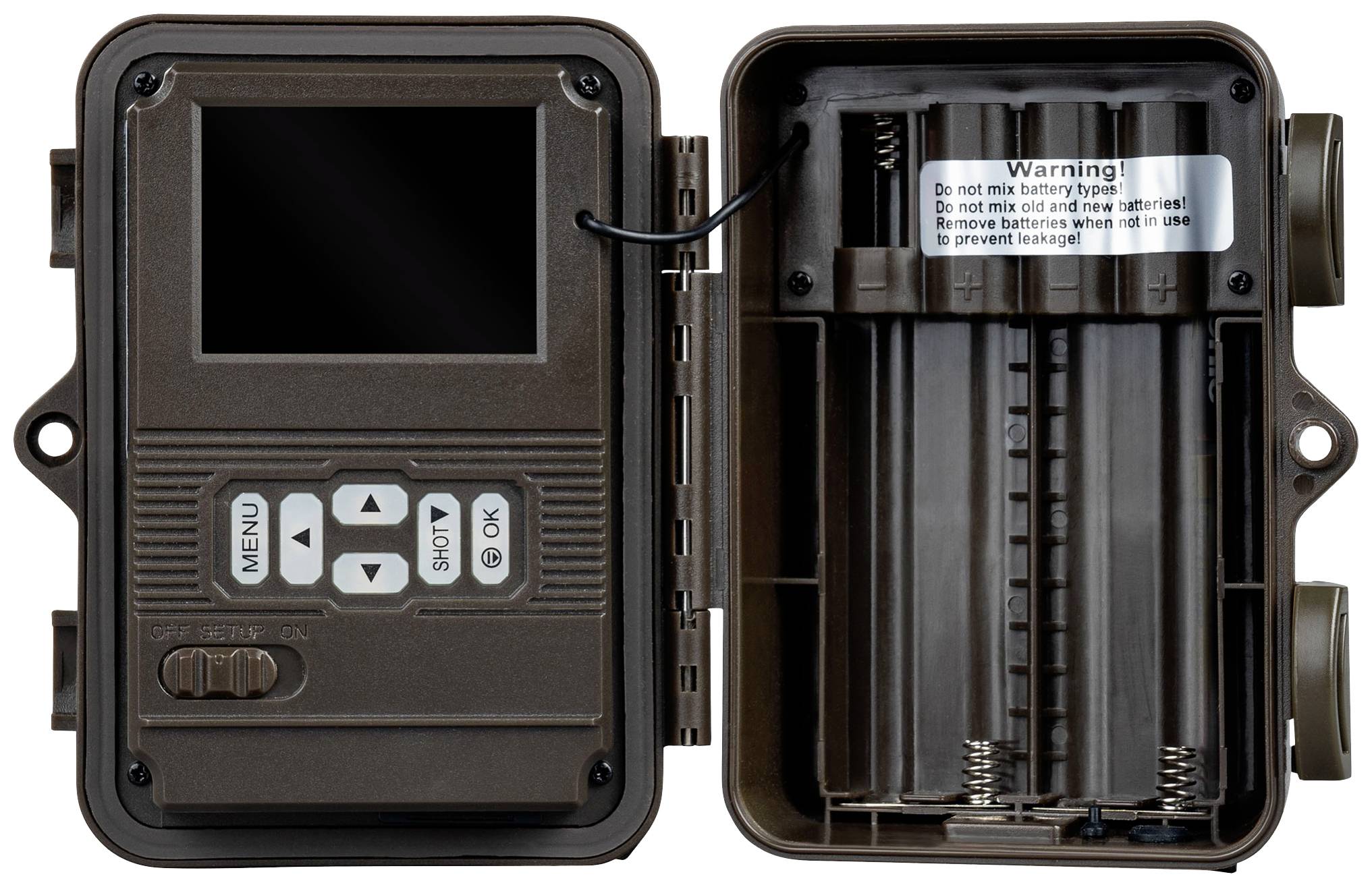 DÖRR SnapShot Mini Black 30MP 4K Wildkamera 30 Megapixel Zeitrafferfunktion, Black LEDs, Tonaufzeichnung Oliv-Braun