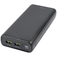 Deltaco - a nordic brand PB-C1004 Powerbank 20000 mAh LiPo USB-A, USB-C® Schwarz Deltaco - a nordic brand PB-C1004 Powerbank 20000 mAh LiPo USB-A, USB-C® Schwarz