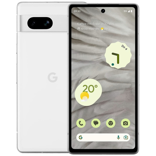Google Pixel 7a 5G Smartphone 128 GB 15.5 cm (6.1 Zoll) Weiß Android™ 13 Dual-SIM