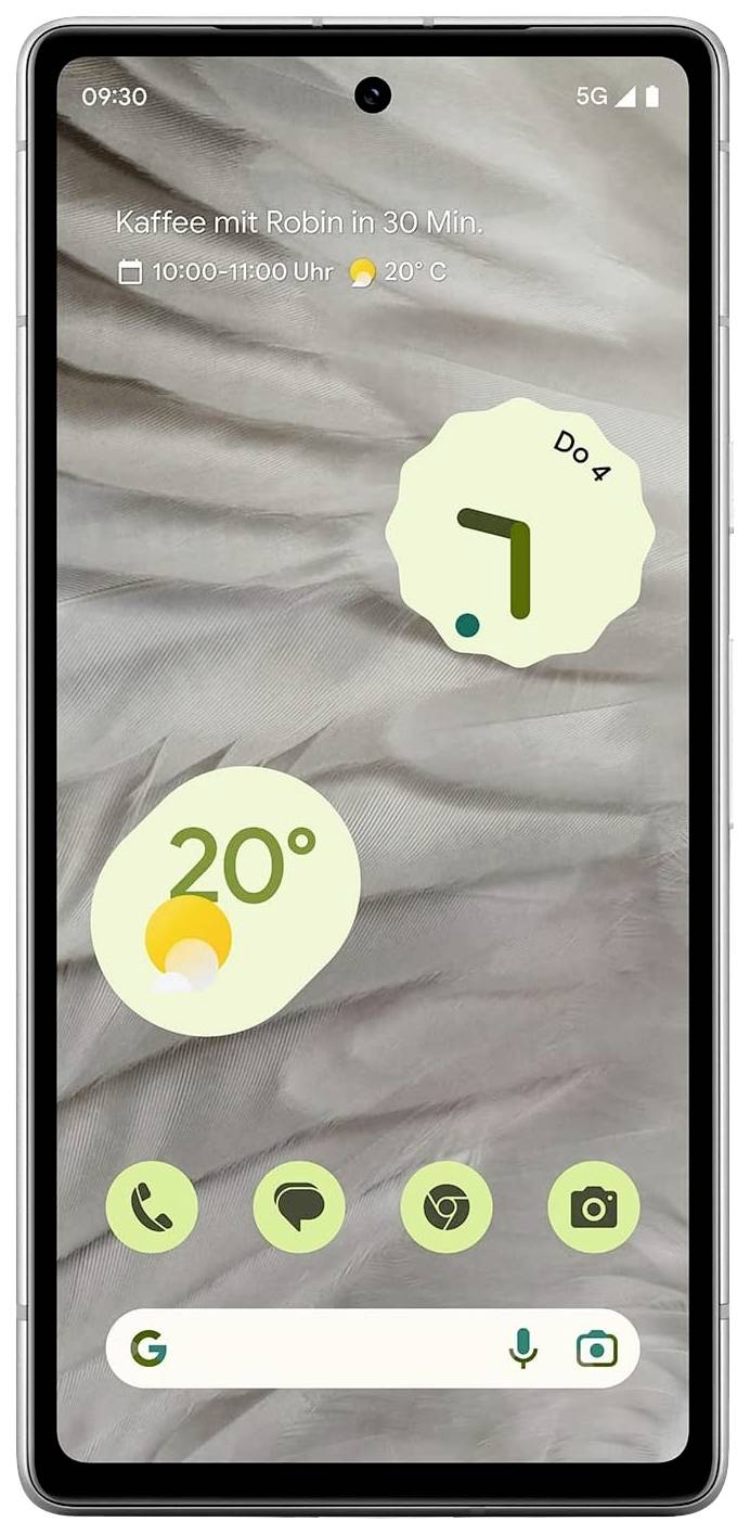 Google Pixel 7a 5G Smartphone 128 GB 15.5 cm (6.1 Zoll) Weiß Android™ 13 Dual-SIM
