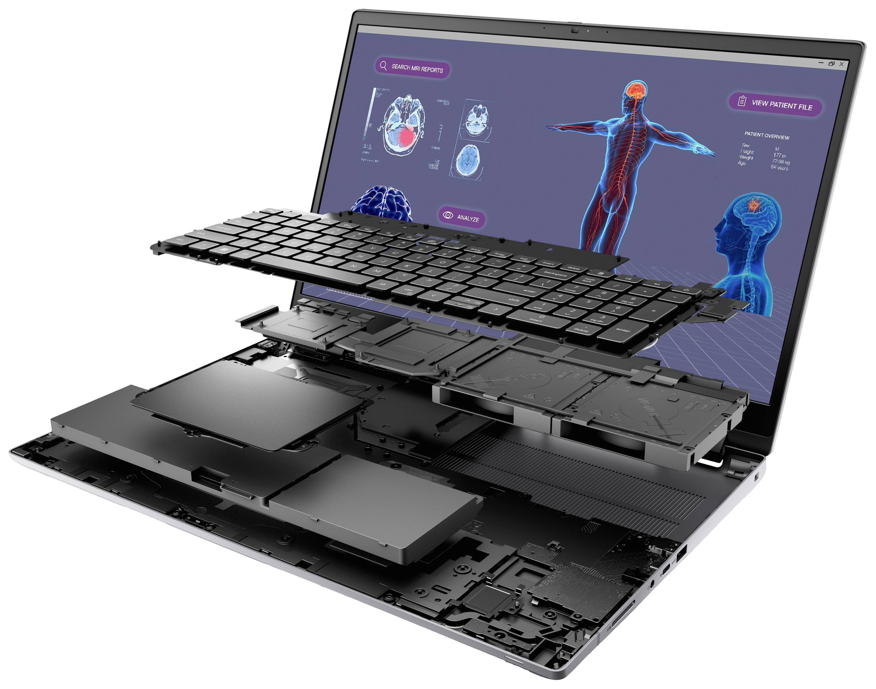 Dell Workstation Notebook Precision 7780 43.9cm (17.3 Zoll) Full HD Intel® Core™ i7 i7-13850HX 32GB RAM 1TB SSD Deutsch, QWERTZ