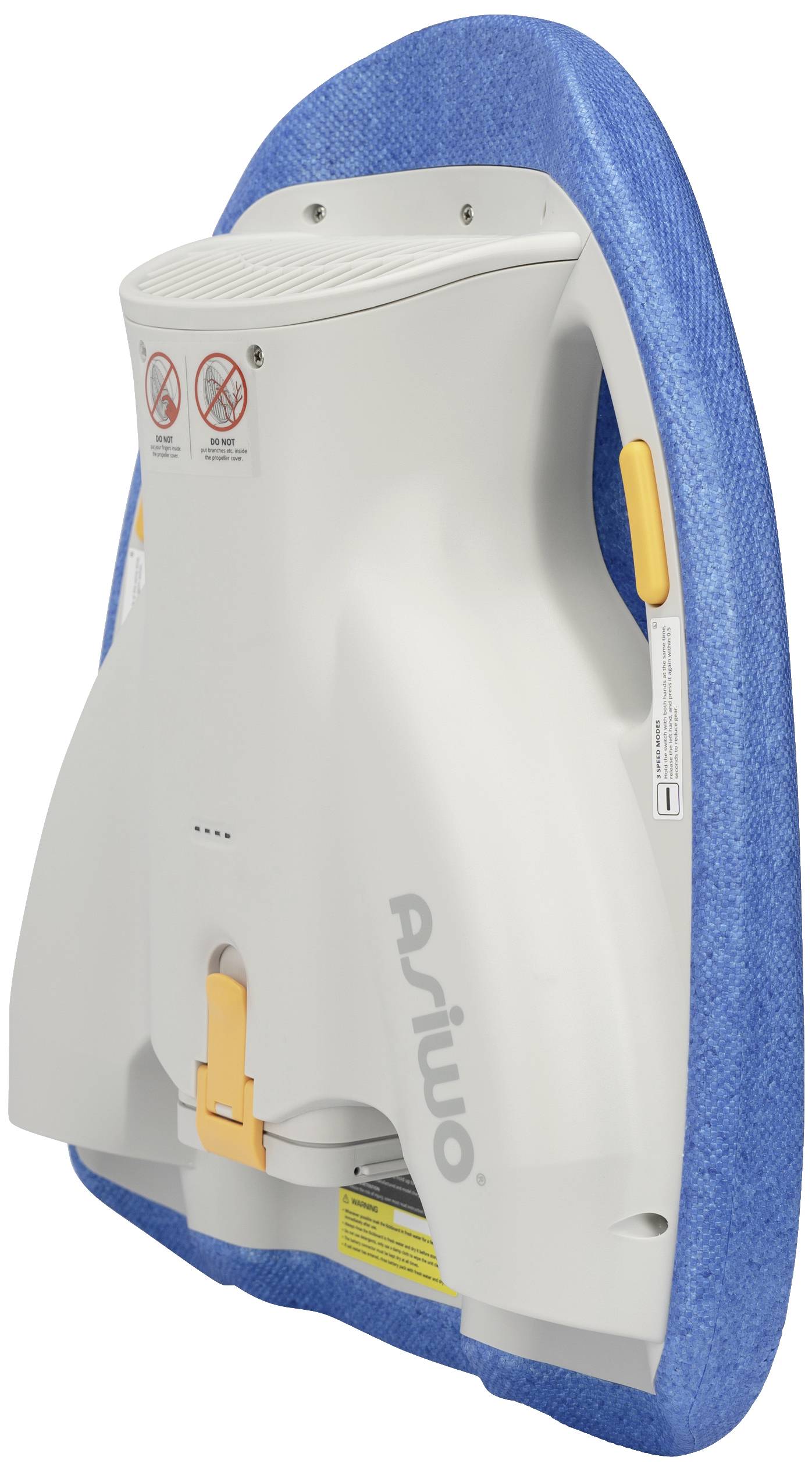 ASIWO E-Schwimmboard Unterwasser Scooter Blau-Weiß Li-Ion 37V 2500 mAh