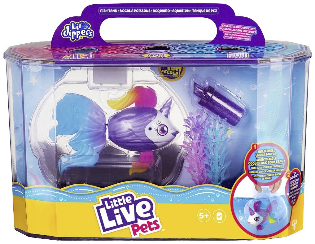 Little Live Pets Lil’ Dippers Aquarium Spielset - Unicornsea 300006