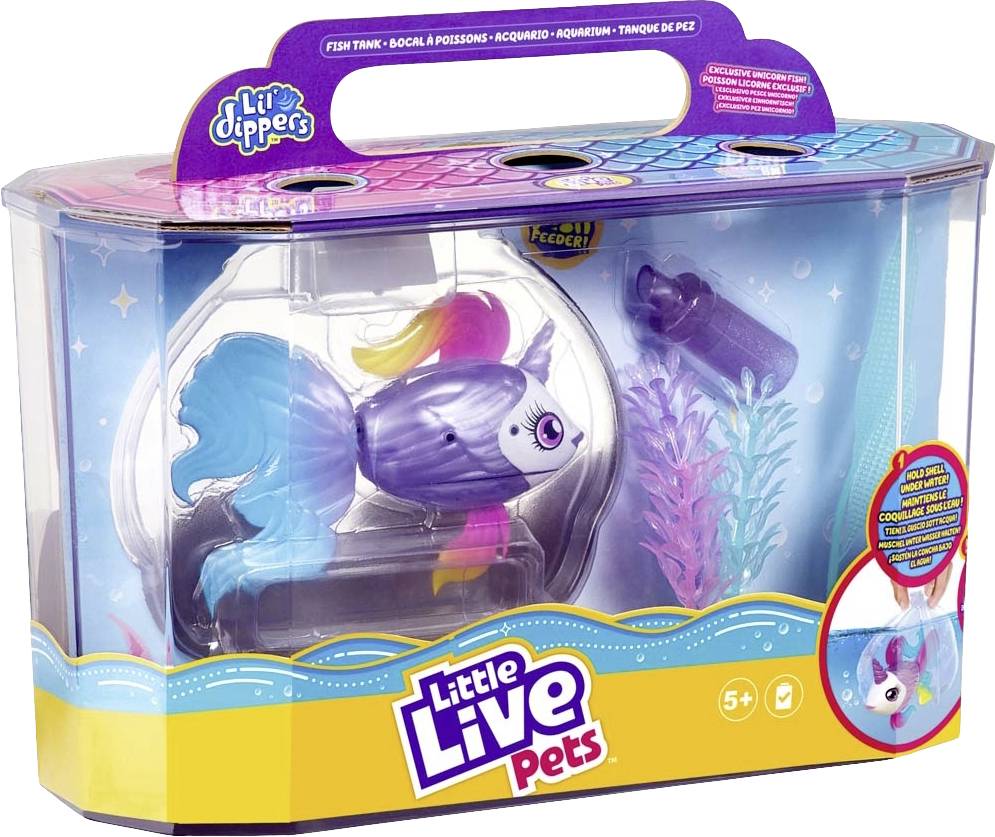 Little Live Pets Lil’ Dippers Aquarium Spielset - Unicornsea 300006