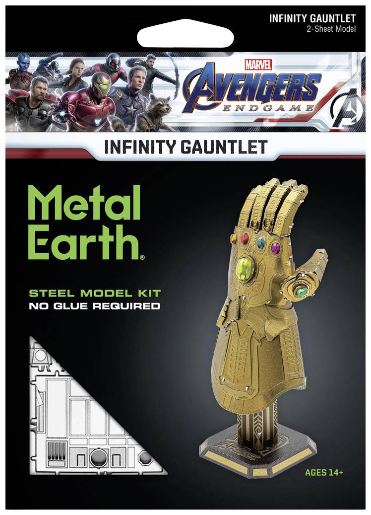 Metal Earth Marvel Avengers Infinity Gauntlet Metallbausatz