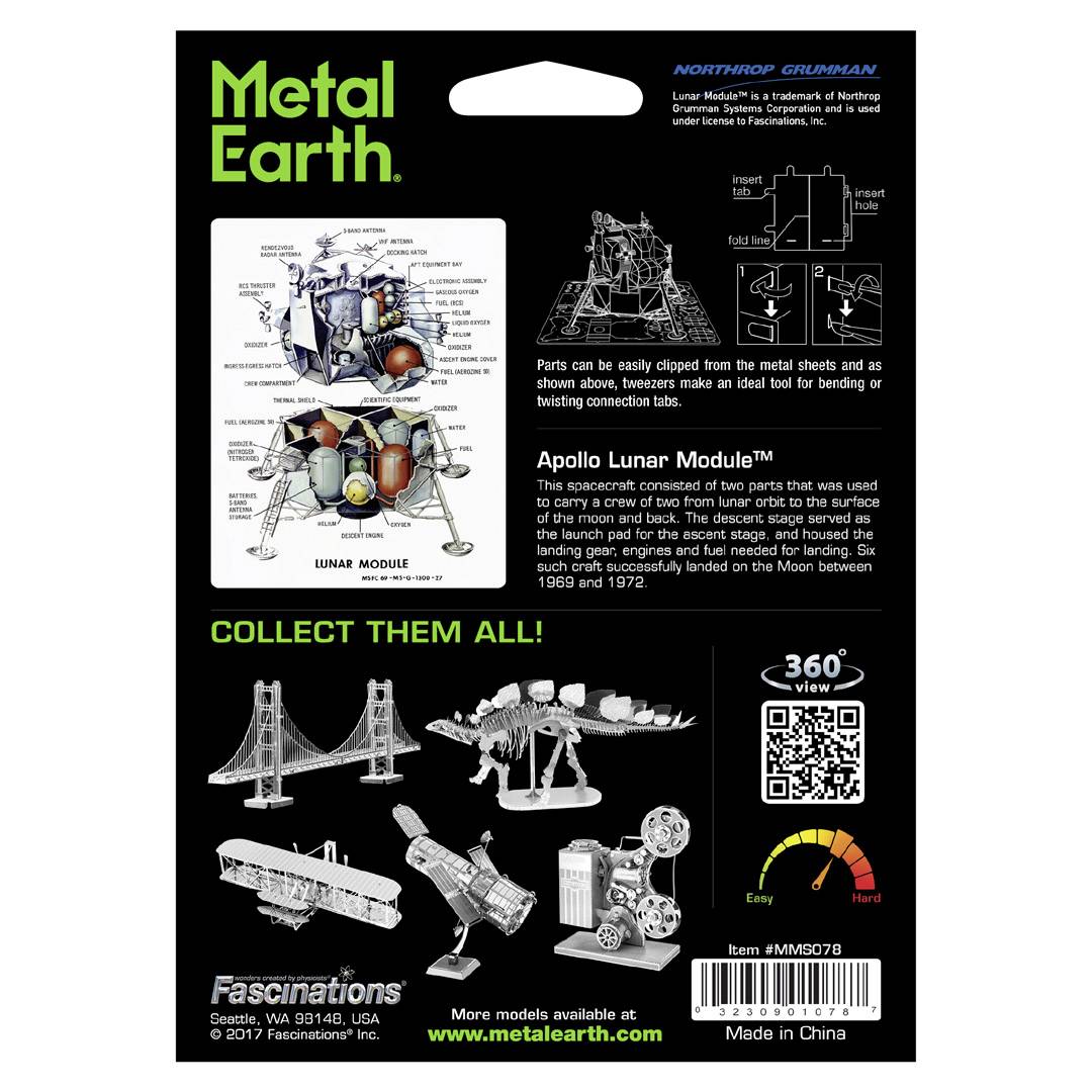 Metal Earth Apollo Lunar Module Metallbausatz