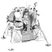 Metal Earth Apollo Lunar Module Metallbausatz