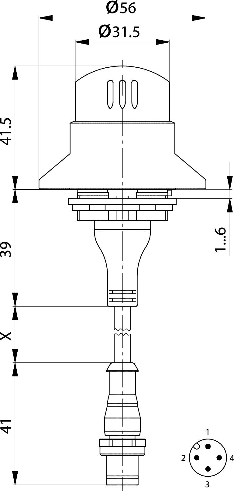 Schlegel Not-Aus-Schalter 2 Öffner IP65, IP69K, IP67 1St.