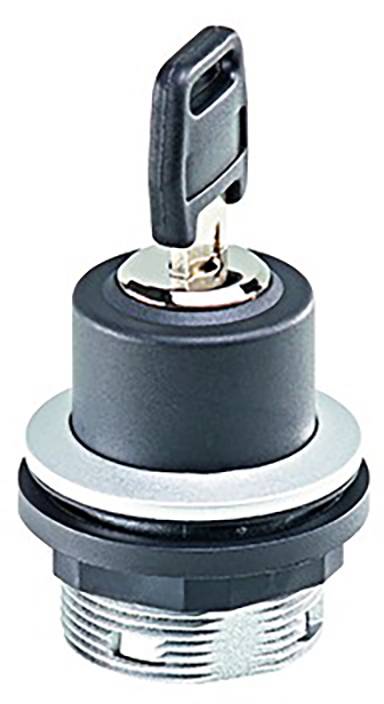 Georg Schlegel Schlüsseltaste rastend, 1Ö + 1S rund, SHORTRON-M12 M12-Stecker, 4-polig - 1 Stück