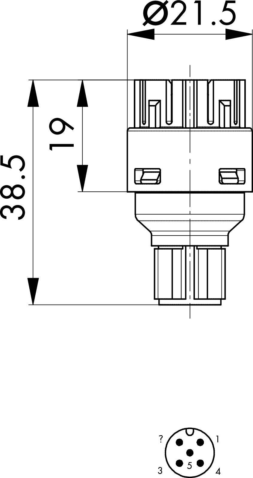 Schlegel Kontaktelement 2 Öffner, 1 Schließer tastend 1St.