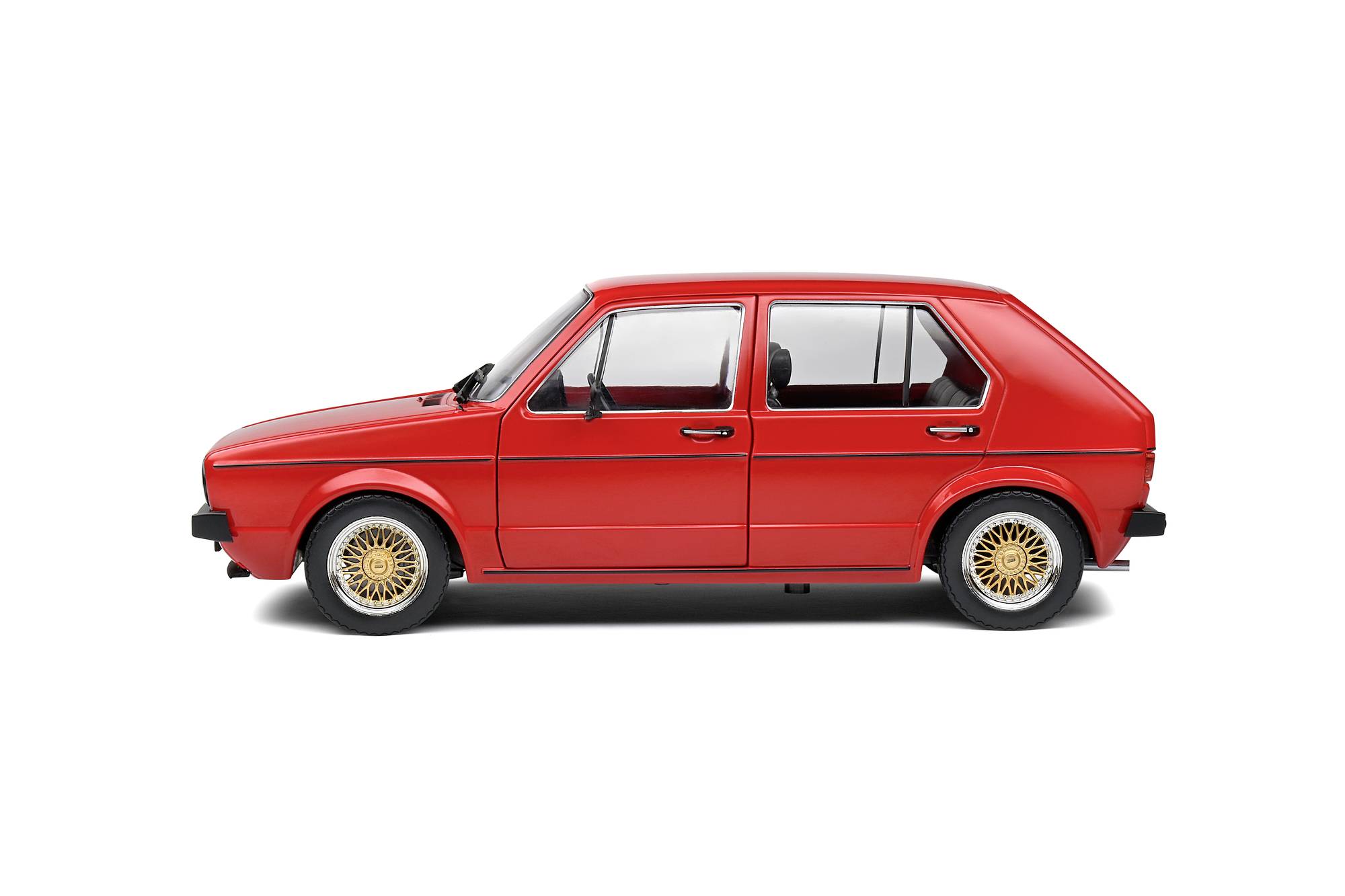 Solido VW Golf I CUSTOM II, rot 1:18 Modellauto