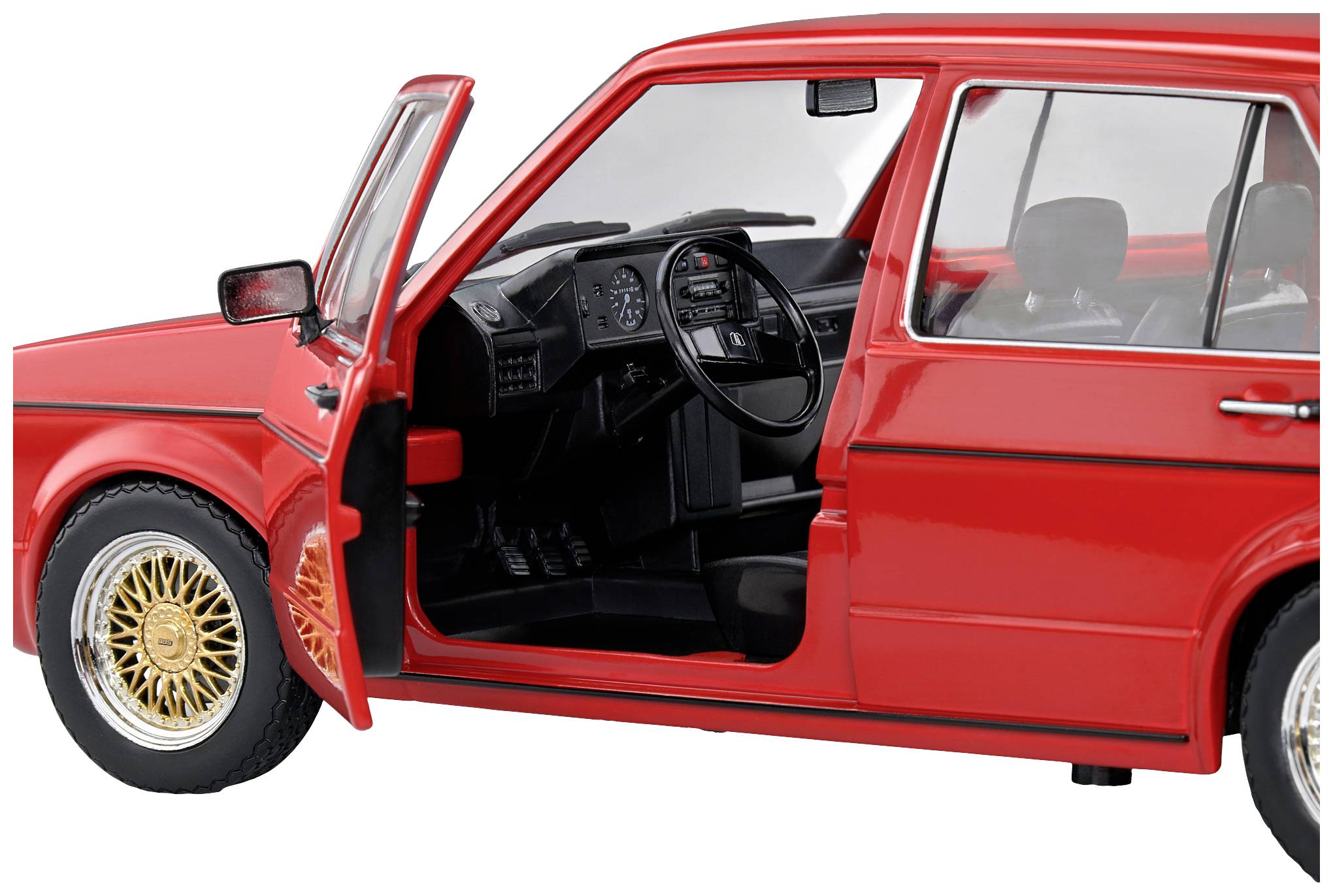 Solido VW Golf I CUSTOM II, rot 1:18 Modellauto