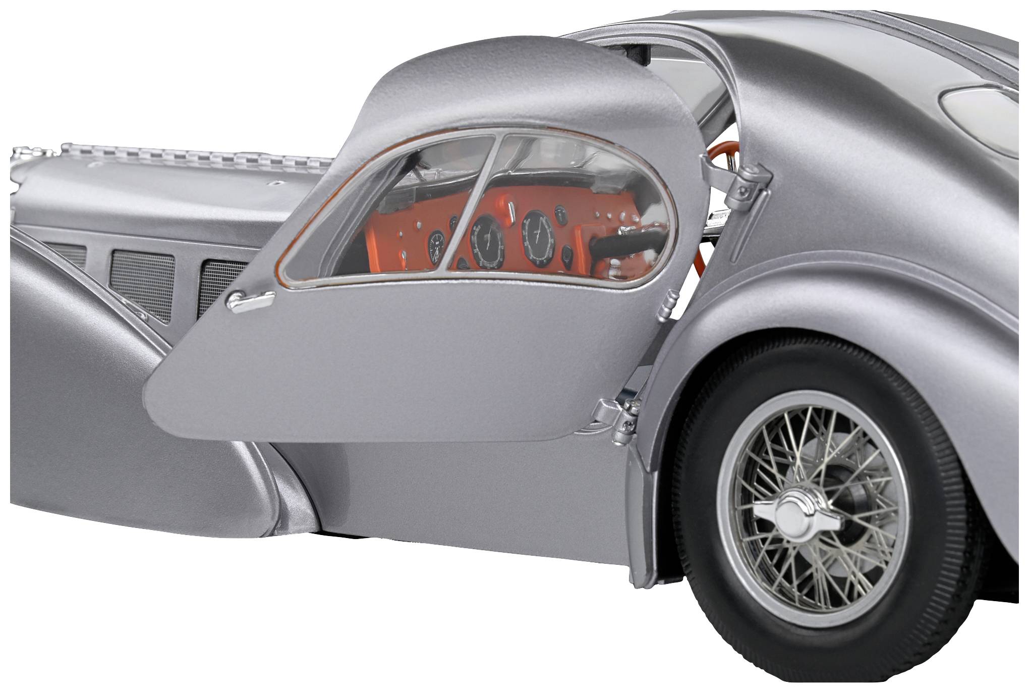 Solido Bugatti Atlantic Type 57 SC, silber 1:18 Modellauto