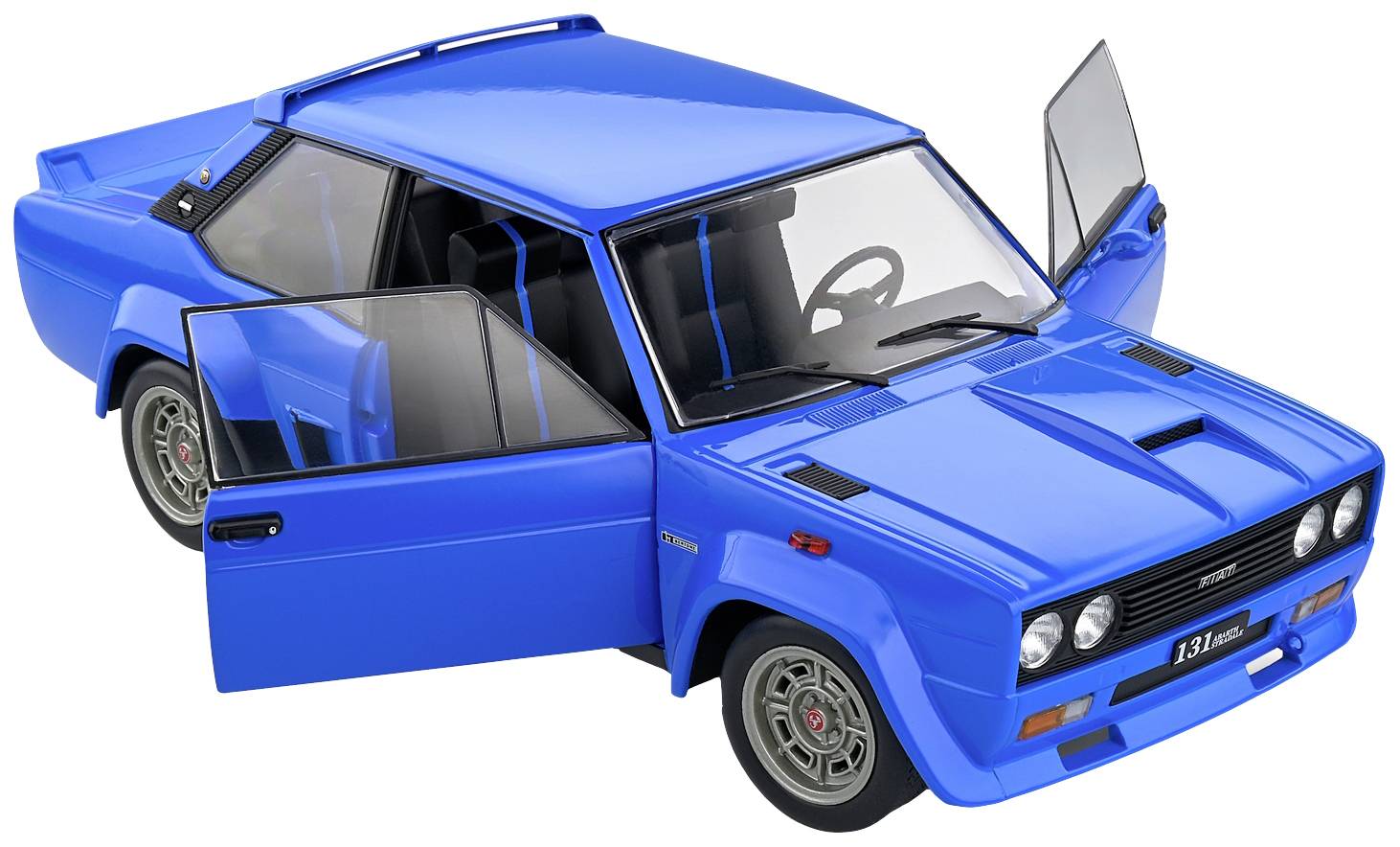 Solido Fiat 131 Abarth blau 1:18 Modellauto