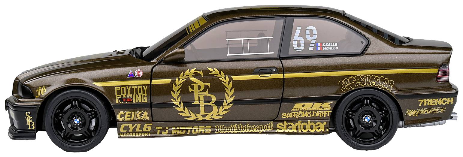 Solido BMW E36 COUPE M3 braun 1:18 Modellauto